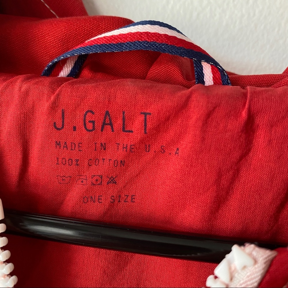 Brandy Melville Red Krissy Windbreaker Jacket - Picture 3 of 9